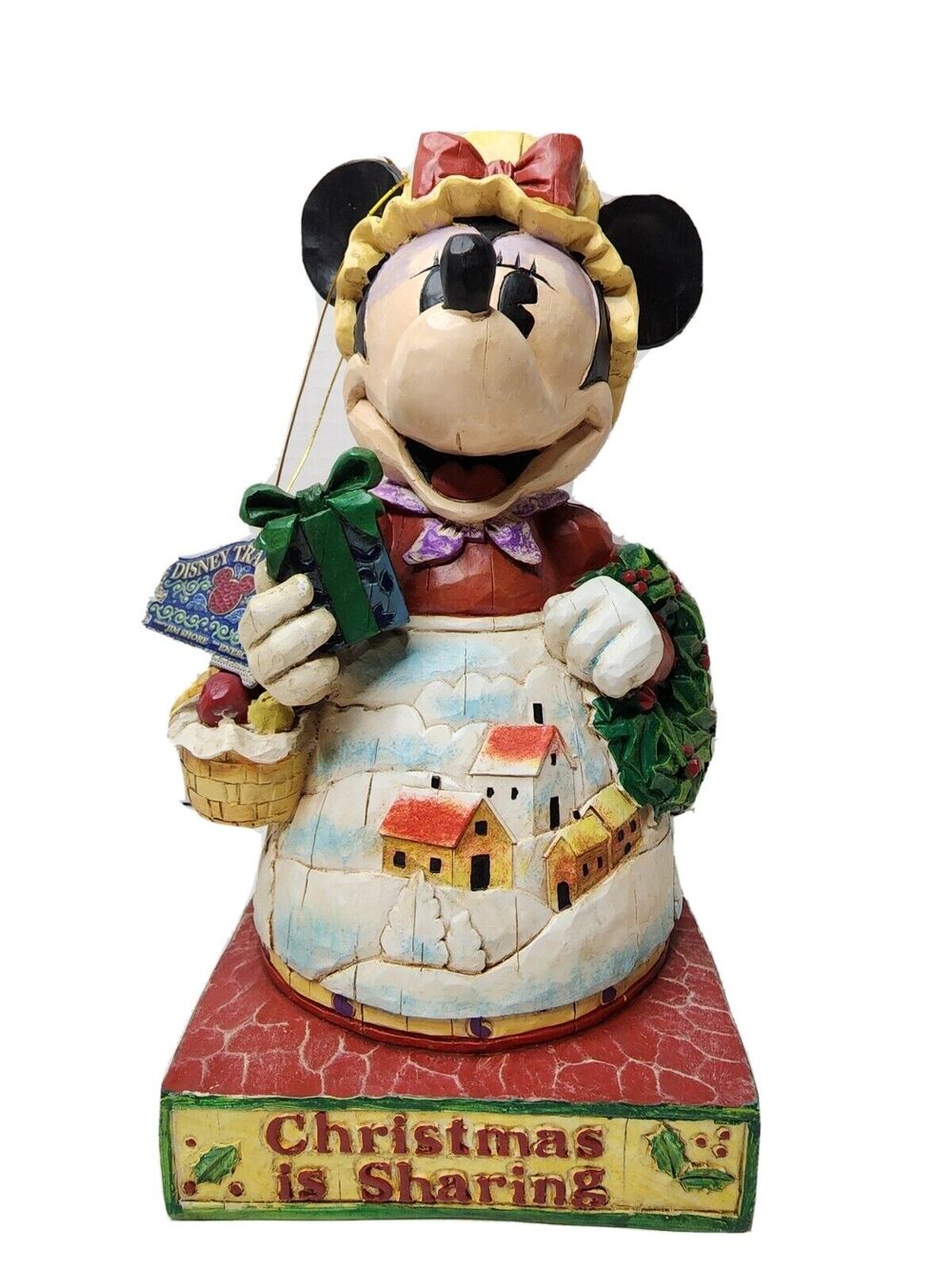 Jim Shore Walt Disney Showcase Collection Heartwarming Holiday Minnie #4004042